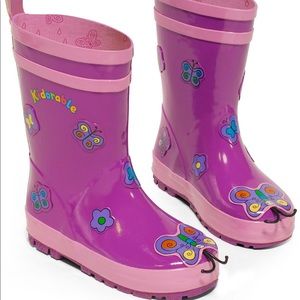 Kidorable Girls Butterfly Rain Boots Many Sizes